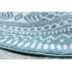 Dětský kusový koberec Napkin blue kruh