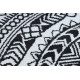 Dětský kusový koberec Napkin grey kruh