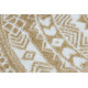 Dětský kusový koberec Napkin gold kruh
