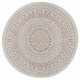 Kusový koberec Twin-Wendeteppiche 105475 Linen kruh