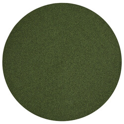 Kusový koberec Braided 105554 Green kruh – na ven i na doma