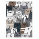 Dětský kusový koberec FUN Gatti Cats multi