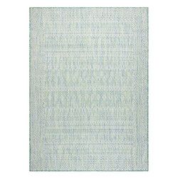 Kusový koberec Sion Sisal Aztec 22184 green/blue/ecru – na ven i na doma