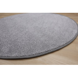 Kusový koberec Apollo Soft šedý kruh