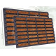 Venkovní čistící rohožka Mix Mats Brushes 105647 Black Cocos