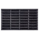 Venkovní čistící rohožka Mix Mats Brushes 105648 Black