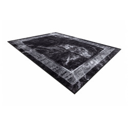 Kusový koberec Miro 51278.810 Marble black / white