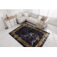 Kusový koberec Miro 51278.810 Marble black / gold