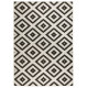 Kusový koberec Twin-Wendeteppiche 103129 schwarz creme