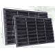 Venkovní čistící rohožka Mix Mats Brushes 105648 Black