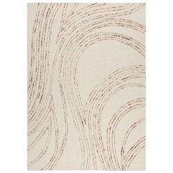 Kusový koberec Memphis Abstract Swirl Natural/Orange