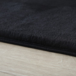 Kusový koberec Pouffy 5100 Black kruh
