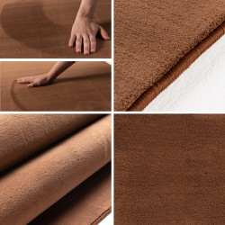 Kusový koberec Sky 5400 Brown kruh