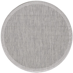 Kusový koberec Giza 1410 Grey kruh
