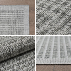 Kusový koberec Giza 1410 Grey kruh