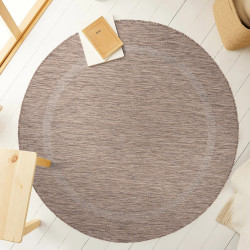 Kusový koberec Relax 4311 Brown kruh