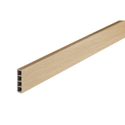 DOPRODEJ: 2400x50x12 mm cm Soklová lišta EF systém Jägerndorf 2,4m