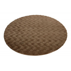 Kusový koberec Diamond Cut 800 Taupe kruh