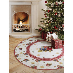 Kusový koberec Villeroy & Boch Toy's delight 106276 Cream, Red kruh