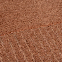 DOPRODEJ: 120x170 cm Kusový ručně tkaný koberec Tuscany Textured Wool Border Orange