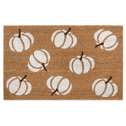 DOPRODEJ: 45x75 cm Rohožka Halloween bílé dýně 105676 - na ven i na doma