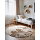 Dětský kusový koberec Villeroy & Boch Boho Kids 106307 Cream Multicolor kruh
