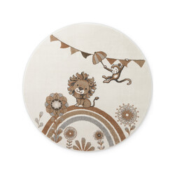 Dětský kusový koberec Villeroy & Boch Boho Kids 106307 Cream Multicolor kruh