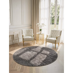 Kusový koberec Brilliance Prisma 106310 Silver Grey z kolekce Elle kruh