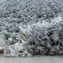 DOPRODEJ: 80x80 (průměr) kruh cm Kusový koberec Alvor Shaggy 3401 grey kruh