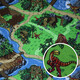 Dětský metrážový koberec Dino