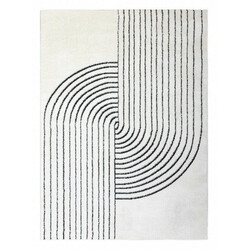 AKCE: 120x170 cm Kusový koberec Mode 8587 geometric cream/black