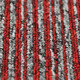 Kobercový čtverec Coral Lines 60380-50 červeno-šedý