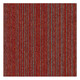Kobercový čtverec Coral Lines 60380-50 červeno-šedý
