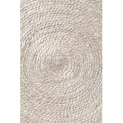 Kusový koberec Jute Braided 106331 Natural Black kruh