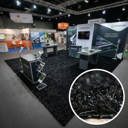 AKCE: 400x485 cm Umělá tráva PartyGrass Black
