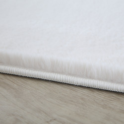 AKCE: 200x200 (průměr) kruh cm Kusový koberec Pouffy 5100 Cream kruh