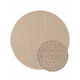 Kusový koberec Ted Baker Richmond 106366 Light Beige kruh