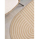 Kusový koberec Ted Baker Haringey 106393 Natural White ovál