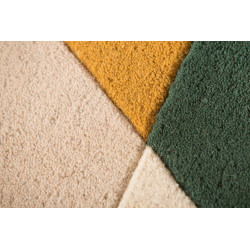 AKCE: 120x170 cm Ručně všívaný kusový koberec Illusion Prism Green/Multi