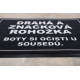 Drahá a značková rohožka