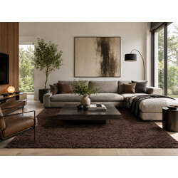 Kusový koberec Life Shaggy 1500 brown