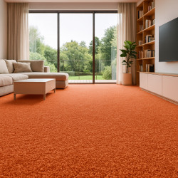 AKCE: 50x200 cm Kusový koberec Eton terra - obšitý ze všech stran