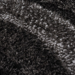AKCE: 80x150 cm Kusový koberec Indulgence Velvet Carved Grey/Black