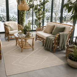 Kusový koberec Patara 4954 Beige – na ven i na doma