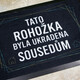 Rohožka "Ukradeno sousedům"
