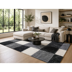 Kusový koberec Life Shaggy 1501 black