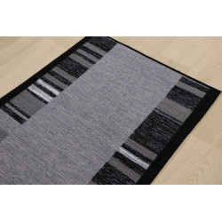 AKCE: 220x120 cm Protiskluzový běhoun na míru Zel 1016 Silver (Grey) - obšitý ze všech stran