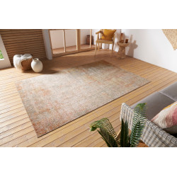 AKCE: 160x235 cm Kusový koberec Cairo 105585 Gizeh Cream Red – na ven i na doma