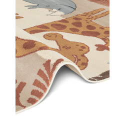 Dětský koberec Adventures 106409 Cream Multicolor kruh