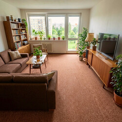 AKCE: 350x400 cm  Kusový koberec Bruno terra - obšitý ze všech stran